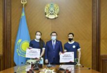 Photo of ШЫМКЕНТ ӘКІМІ ОЛИМПИАДА ЖҮЛДЕГЕРЛЕРІНЕ ПӘТЕР КІЛТІН ТАБЫСТАДЫ