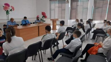 Photo of Шымкенттік полицейлер оқушылармен кездесу өткізді