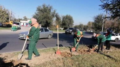Photo of ЕҢБЕКШІ АУДАНЫНДА САНИТАРЛЫҚ ТАЗАЛЫҚ ЖҰМЫСТАРЫ КЕСТЕГЕ СӘЙКЕС АТҚАРЫЛУДА