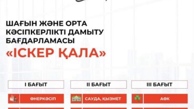 Photo of «ІСКЕР ҚАЛА» ӨҢІРЛІК БАҒДАРЛАМАСЫ БАСТАЛДЫ