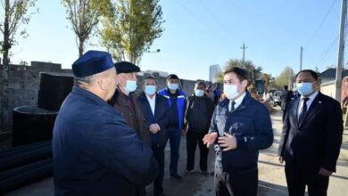 Photo of ӘЛ-ФАРАБИ АУДАНЫНДА АТҚАРЫЛЫП ЖАТҚАН ЖҰМЫСТАР БАРЫСЫМЕН ТАНЫСТЫ