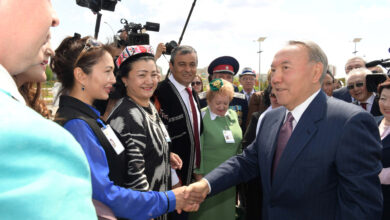 Photo of ӘЛЕМ БАСШЫЛАРЫ МОЙЫНДАҒАН САЯСАТКЕР
