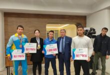 Photo of УНИВЕРСИТЕТ ҰЖЫМЫ ЧЕМПИОНДАРҒА ҚҰРМЕТ КӨРСЕТТІ