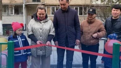 Photo of ШЫМКЕНТТЕ ЖАҢА БАЛАЛАР ОЙЫН АЛАҢШАСЫ ПАЙДАЛАНУҒА БЕРІЛДІ