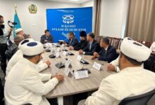 Photo of ТҮРКІСТАНДА РУХАНИ КЕЛІСІМ КҮНІНЕ ОРАЙ КЕЗДЕСУ ӨТТІ