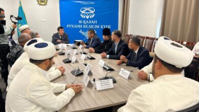 Photo of ТҮРКІСТАНДА РУХАНИ КЕЛІСІМ КҮНІНЕ ОРАЙ КЕЗДЕСУ ӨТТІ