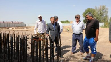 Photo of ТҮРКІСТАН: САРЫАҒАШТА ЖАҢА СПОРТ КЕШЕНІ САЛЫНЫП ЖАТЫР