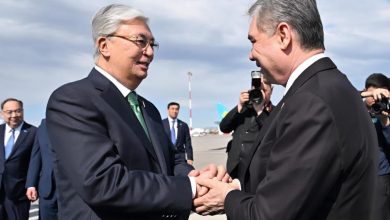 Photo of ТҮРКІМЕНСТАН ХАЛК МӘСЛАХАТЫНЫҢ ТӨРАҒАСЫ ГУРБАНГУЛЫ БЕРДІМҰХАМЕДОВ ТҮРКІСТАНҒА КЕЛДІ